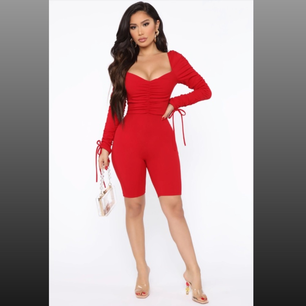 NWT Red Romper